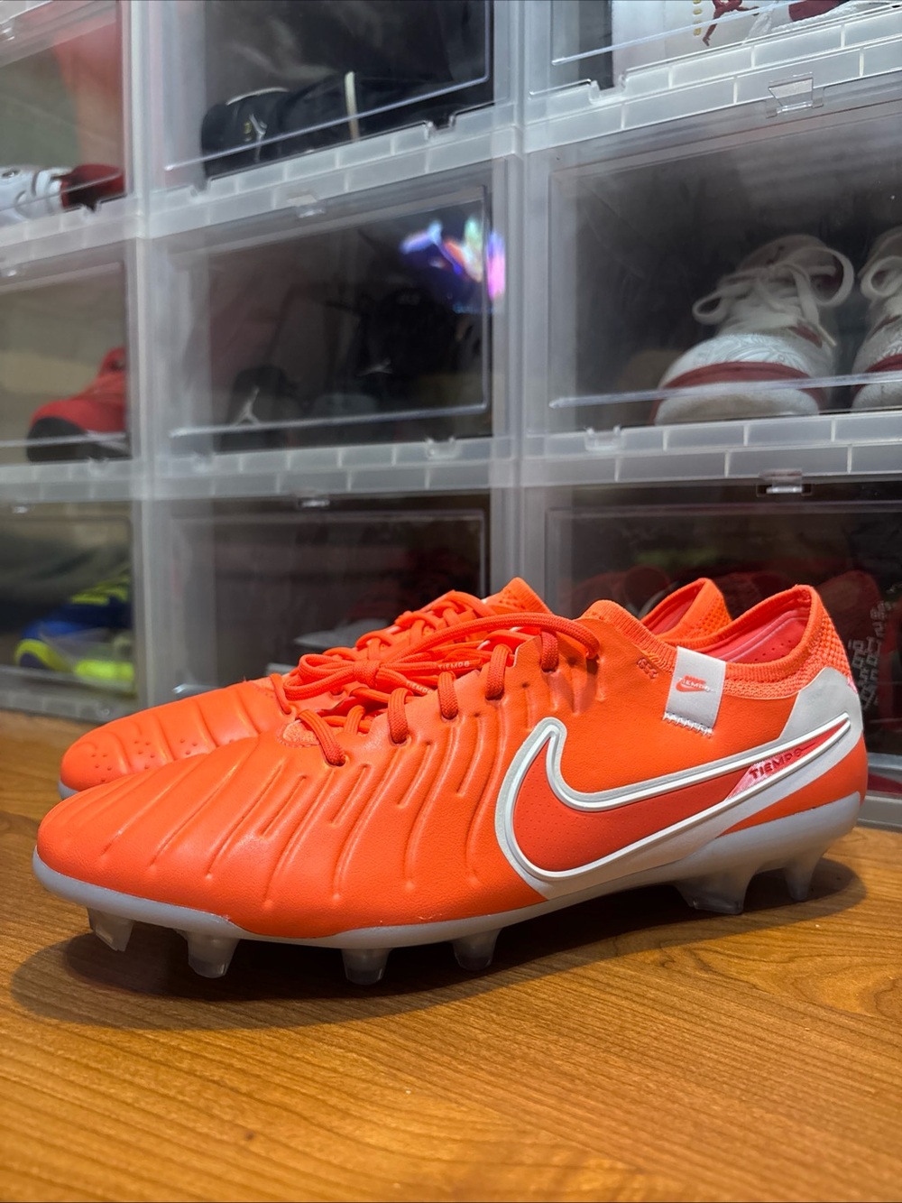 Nike Tiempo Legend 10 Elite FG Mad Energy Pack DV4328-800 Soccer Cleats Sz 12.5M